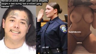 Leah Garcia Nude Merced PD Officer (Caught In Bed During Raid Of Gang Member)