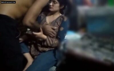 Pakistani Woman with Juicy Natural Tits Giving a Blowjob