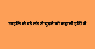 साहिल के बड़े लंड से चुदने की कहानी हिंदी में