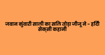 जवान कुंवारी साली का सिल तोड़ा जीजू ने – हिंदी सेक्सी कहानी