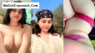 Young Cute Kashmiri Girl Aditi Sexy Boobs and Pink Pussy Nude MMS