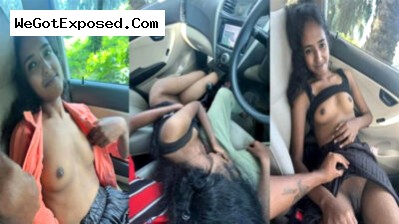 Young Rich Family Mallu Babe Hard Fucked in Car outdoor Parking, Mallu Sex