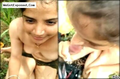 Desi Girl Blowjob MMS with Lover