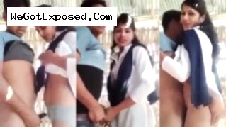 Desi girl fucks outdoor her lover in an Indian college girl sex