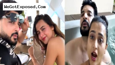 Latest Leaked video of Tejaswi Karan Pool Cozy Moments MMS Viral