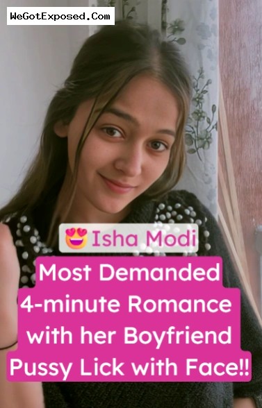 Isha Modi Nude Video Viral Romance and Sex with her Boyfriend