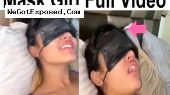 Indian Mask wali ladki viral video, Dal do dal do viral mms