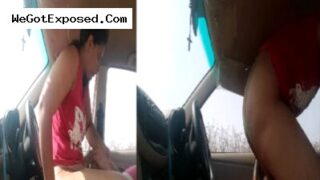 Paki college girl fucked by BF in Car viral sex