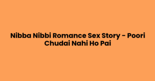 Nibba Nibbi Romance Sex Story – Poori Chudai Nahi Ho Pai