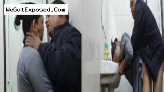 Swiper Lady worker forced fucked By her Manager in Toilet sex