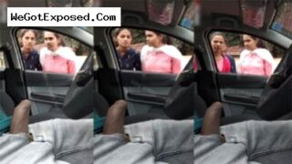 Viral Tamil Daring Guy Masturbating in Car in front off College Girls