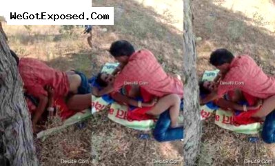 Village Bhabhi Outdoor Sex with Husband friends in outdoor mms viral