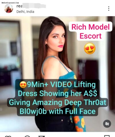 Viral Instagram Escort Nude Ass Tease and Deep Throat Blowjob Leaked Video