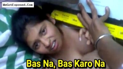 Viral Sex Video of a girl saying bas karo na, her bf