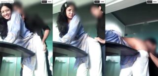 Goggles Wear College Girl Hard fucking with Tutor at his Home mms