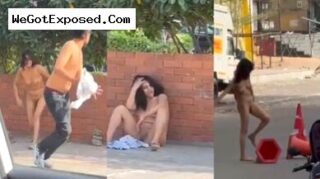 Jaipur College Girl full Nude Body on Road After Drunk