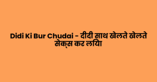Didi Ki Bur Chudai – दीदी साथ खेलते खेलते सेक्स कर लिया