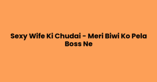Sexy Wife Ki Chudai – Meri Biwi Ko Pela Boss Ne
