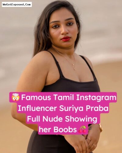 Tamil Instagram Influencer Suriya Prabha Full Nude Leaked