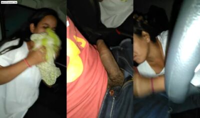 Desi Bhabhi Blowjob Inside Car Sex, MMS Viral