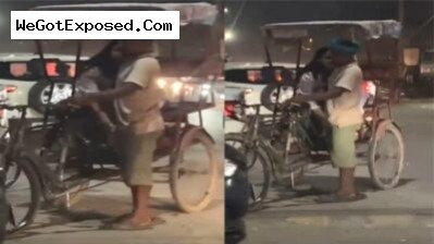 Desi Delhi Milf Aunty Drank and handjob to Ricksha Labour, Viral Video