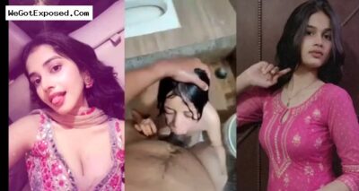 GF ko bathroom me dick chusaya aur bed pe doggy style chudai