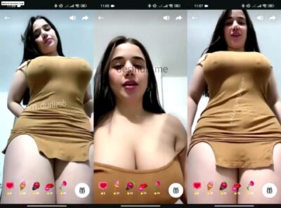 Gorgeous Tango Girl with Big Juicy Boobs Teases in Tight Dress, Live Sex