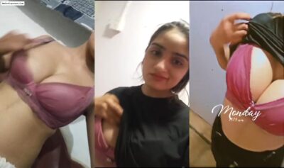 Pakistani Hijab Muslim Girl Showing Her Big Boobs MMS Video