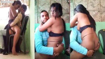Horny Bangladeshi College Babe Viral Video With Lover On Chair