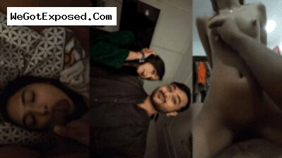 Pakistani Cousin Brother put dick in teen sister Mouth while sleeping and fucked hard