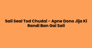 Sali Seal Tod Chudai – Apne Dono Jija Ki Randi Ban Gai Sali