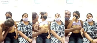 Viral Old Man Threesome With His Wife and a Hot Girl Live Show